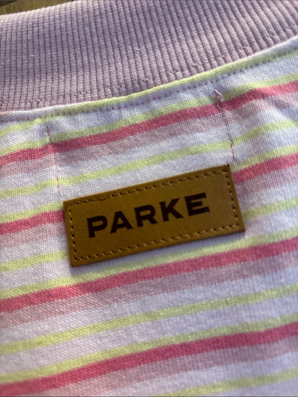 Parke It’s A Girl Stripe Mockneck Kids Pullover - Picture 2 of 5